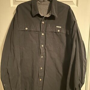 Harley-Davidson Black Lightweight Shirt Jacket reversible w/ logo on back